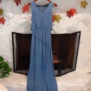4/$25 Zara blue maxi dress size Small